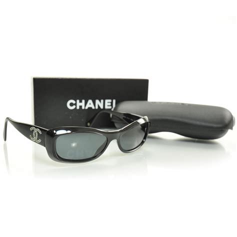 chanel crystal logo sunglasses|chanel sunglasses real.